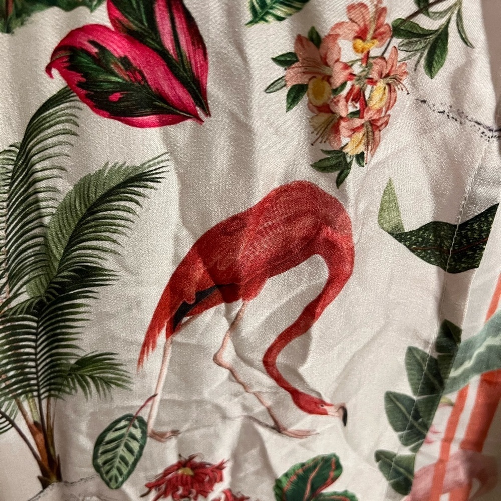 VILAGALLO Misha Shirt bird print size 12 - Picture 6 of 11